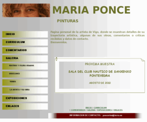 mariaponce.es: MARIA PONCE
MARIA PONCE web personal