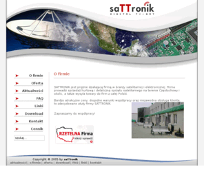 sattronik.com: Hurtownia Sattronik - Ferguson, Axing, Golden Interstar - O firmie
Oferujemy anteny satelitarne, konwertery, sprzęt tv-sat, tunery, akcesoria.