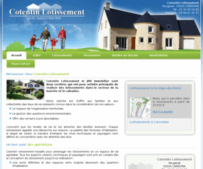 cotentin-lotissement.com: Cotentin Lotissement et JMS Immobilier à Carentan dans la Manche en Normandie réalisent des lotissements
Cotentin Lotissement et JMS Immobilier réalisent vos projets de construction de maison dans des lotissements situés dans la Manche ou le Calvados