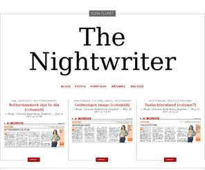 sunafloret.com: The Nightwriter
