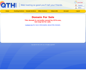 hamradiomall.com: QTH.com Web Hosting and Domain Name Registrations
QTH.com Web Hosting and Domain Name Registrations