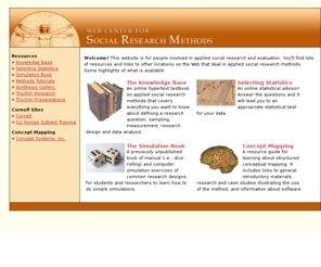 socialresearchmethods.net: Social Research Methods
