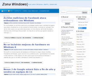 zonawindows.com.ar: Todo sobre Windows, diseño y desarrollo - Zona Windows
Todo sobre Windows, descargar programas gratis, tutoriales, noticias, diseño y desarrollo