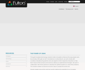 fultoninnovation.biz: intelligent wireless power, miniature hydroelectric technology, competitive insights | Fulton Innovation | eCoupled Splashpower Alkemi-Insights
Through innovative technology solutions Fulton Innovation enhances the way people work, live and play.