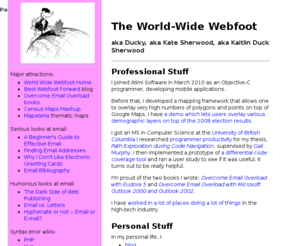 webfoot.com: 
