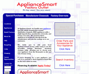 appliancesmart.com: Appliance Smart Factory Outlet
