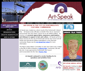 art-speak.org: Art-Speak | City of Portsmouth Cultural Commission
Art-Speak | City of Portsmouth Cultural Commission