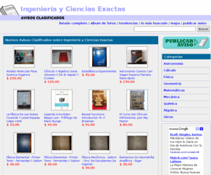 cienciaexacta.com.ar: Ingeniería y Ciencias Exactas
Ingeniería y Ciencias Exactas