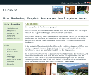 ferienhausvermietungenmenaggio.com: Clubhouse - Lake Como
Clubhouse. Vacation rentals and accommodation Lake Como.