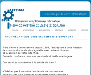 informecanique.net: Informecanique.com
Gestion de Sites Web et réparations informatiques. Disponible pour les régions de Montréal et de Lac-des-Plages.