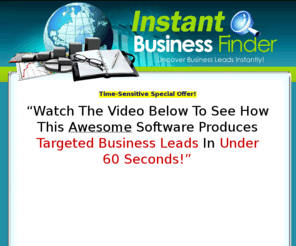 instantnewbusinessleads.com: Instant Business Finder
