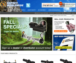 miniosprey.com: Osprey Optics
Distributor of hunting and military equipment.