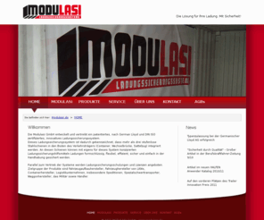 modulasi.info: MODULASI: HOME
Internetpräsenz der innovativen Ladungssicherung: MODULASI. Die Lösung für Ihre Ladung. Mit Sicherheit!