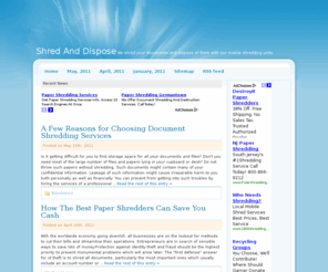 shredanddispose.com: Shred And Dispose
document shredding, document destruction, document purge, secure shredding