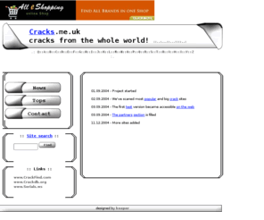 cracks.me.uk: Cracks from the whole world
 software hack crack keygen serial nocd loader