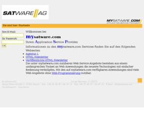 mysatware.com: mysatware - Ihr Application - Service - Provider
