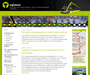 regiotram.nl: RegioTram Groningen
De RegioTram moet zorgen voor een beter toegankelijke binnenstad van Groningen en een verbeterde bereikbaarheid van stad en regio.