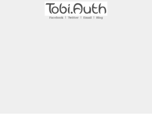 tobiasauth.com: Tobias Auth
