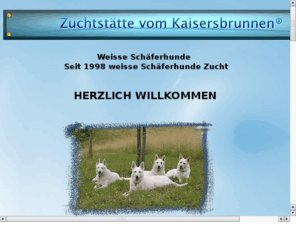 zwinger-vom-kaiserbrunnen.com: Zwinger-vom-Kaisersbrunnen
withe shepherd, weisse schaeferhunde, A.C. weisse schaeferhunde, weisse schaefer,german withe shepherd dog