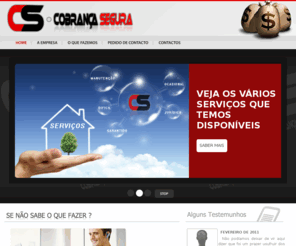 cobranca-segura.com: Cobrança Segura, Cobranca Segura, cobrança segura, cobranca segura, Cobranças Dificeis, Cobrancas Dificeis, cobranças dificeis, cobrancas dificeis, dinheiro, dividas, pagamentos
Têm uma cobrança difícil, um pagamento que não consegue reaver? Deixou de ser um problema, nós resolvemos.