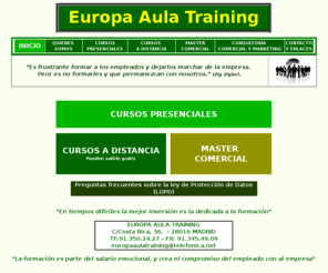 europaaulatraining.com: Inicio - EUROPA AULA TRAINIG - EAT- FORMACION VENDEDORES Y EMPRESAS - www.europaaulatrining.com
