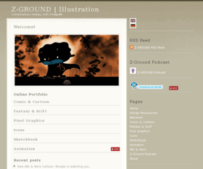 z-ground.com: Z-Ground | Illustration :: Comic/Cartoon :: Fantasy/Scifi :: Pixelgrafik
Z-Ground ist der Online-Portfolio des Illustrators Jörn Zimmermann