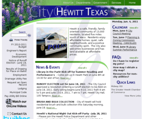 cityofhewitt.com: Hewitt, TX - Official Website
Home