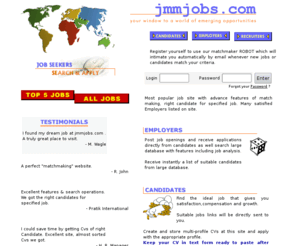 jmmjobs.com: jmmjobs.com - Recruitment, Manpower, Career, Consultant, Placement, Gulf, Jobs, India.
jmmjobs.com - gulf jobs, recruitment,
placement, manpower and career consultant,
from india.