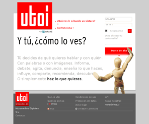 utoi.org: UTOI portada
Tú decides de qué quieres hablar y con quién.