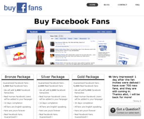 buyffans.com: Buy Facebook Fans & Invites. Likes and Guaranteed Fans.
Buy REAL Cheap Facebook Fans & Invites & Targetted Fans. We are the cheapest and fastest fan supplier on the net. Promote your business and fan page now!