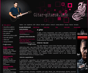 gitar-gitarok.info: Gitár | Gitárok
Gitárok és a gitár tulajdonságai. Gitártípusok, gitározásról