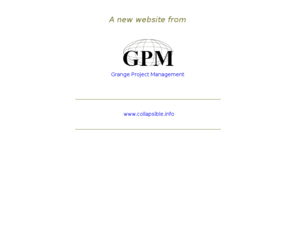 collapsible.info: collapsible.info - A new site project by GPM
GPM provide network and internet solutions as well as domain names and web design for our business and corporate customers.