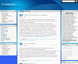 e-przemysl.biz.pl: E- przemysł
Informacje na z branży przemysłu drzewnego i budownictwa