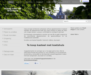 kasteel-appartement.nl: Te Koop: appartementen en woningen in kasteel en park, rijksmonument en NSW.
Te koop woningen en appartementen in kasteel en koetshuis. Gelegen in kasteelpark met fiscaal aantrekkelijk NSW status.