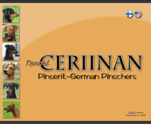ceriinan.com: Kennel Ceriinan | Pinseri | German Pinscher
Pienimuotoista kotioloissa tapahtuvaa pinserikasvatusta! - Small-scale German Pinscher breeding in the home environment!
