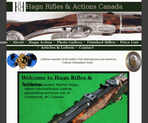 hagnriflesandactions.com: HAGN RIFLES AND ACTIONS CANADA
Hagn Rifles & Actions Canada
Master gunmaker Martin Hagn; Custom double and singleshot rifles;