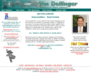 jdollinger.com: Assume Lease - Jim Dollinger - America's #1 Buick Salesman
Lowest prices on new GM vehicles, hot deals on used vehicles and low payment lease assumptions on all GM makes and models