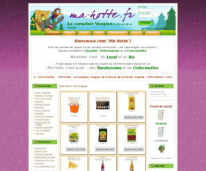 ma-hotte.com: Ma Hotte
ma-hotte.fr le comptoir vosgien de la bio et de la rando