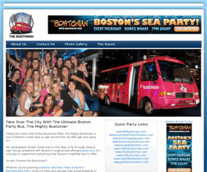 mightybustonian.com: Party Bus Boston - The Bustonian
The Mighty Bustonian is the ultimate Boston Party Bus for your next bachelor party.