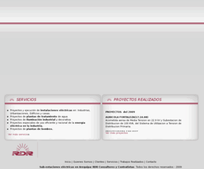 rdr.com.pe: Sub-estaciones eléctricas en Arequipa: RDR CONSULTORES Y CONTRATISTAS
RDR CONSULTORES Y CONTRATISTAS Diseño, Instalación y Mantenimiento de Sistemas Eléctricos Industriales en Arequipa