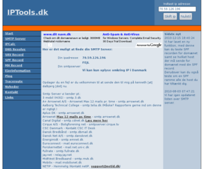 smtpserver.dk: SMTP Server liste over danske smtp server
Liste over danske SMTP Server, med automatisk visning af din