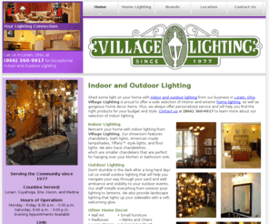 village-lighting.com: Indoor Lighting, Outdoor Lighting | Lorain, OH
Shed some light on your home with indoor and outdoor lighting from our business in Lorain, Ohio. 