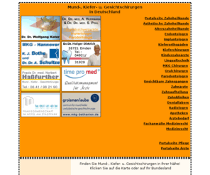 mkg-deutschland.org: Mund-, Kiefer- u. Gesichtschirurgen in Deutschland
