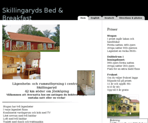 skillingarydsbedandbreakfast.com: skillingarydsbedandbreakfast.com
Bed and Breakfast in Skillingaryd Sweden