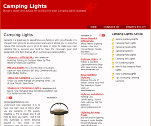 campinglightsadvice.com: Camping Lights
Buyer's guide and advice for buying the best camping lights available.