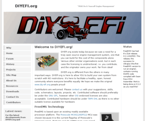 diyefi.org: DIYEFI.org
Free and Open Source Do It Yourself Engine Management - Home - Introduction to DIYEFI.org