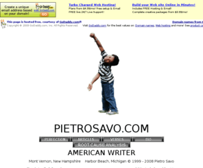 petersavo.com: American Writer a Positive Thinking Movement by Pietro Savo
American Writer a Positive Thinking Movement. Positive thinking got its start in America during the Great Depression. 