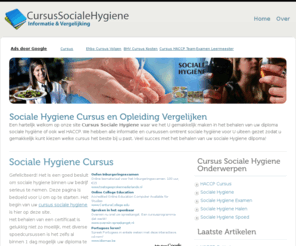 cursussocialehygiene.net: Cursus Sociale Hygiene | Blog over de Cursus Sociale Hygiene
Alles over sociale hygiene cursus of opleiding vind je hier. Vergelijk de verschillende aanbieders en cursussen.
