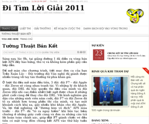 ditimloigiai.com: Thông Báo Vòng Bán Kết
Joomla! - the dynamic portal engine and content management system