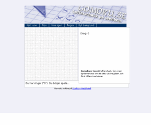 gomoku.se: Gomoku.se - Luffarschack på webben
